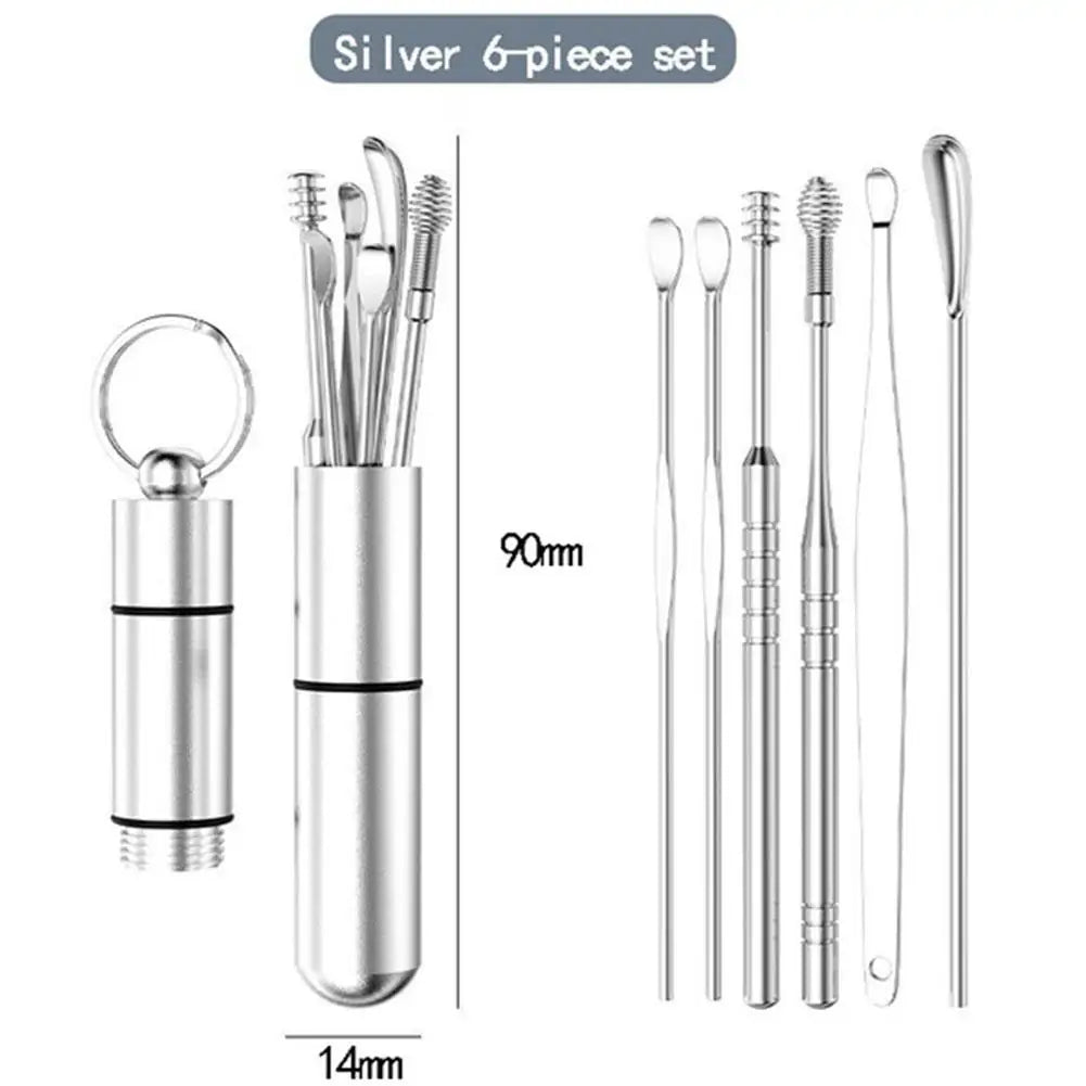 Ear Cleaning Tools 6pc Set - Household Happiness