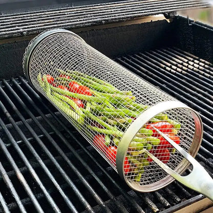 Cylinder Grill Basket - Household Happiness