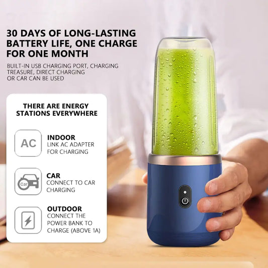 6 Blade Portable Juicer Blender - Household Happiness