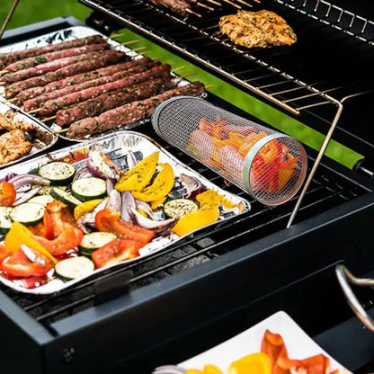 Cylinder Grill Basket - Household Happiness